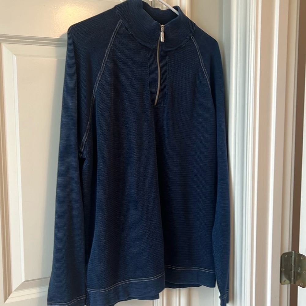 Men’s Tommy Bahama knit quarters zip